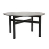 Image de Hubsch Table à manger ronde en chêne - noir