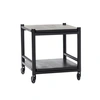 Image de Hubsch Chariot en bois - noir
