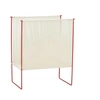 Image de Hubsch Porte-revues - naturel / rouge