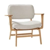 Image de Hubsch Chaise longue - naturel / gris
