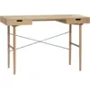 Image de Bureau avec 2 compartiments en chêne naturel - Hübsch