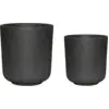 Image de Pot à fleurs noir (lot de 2) Among - Hübsch