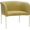 Image de Fauteuil lounge jaune Eyrie - Hübsch
