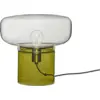 Image de Lampe de table en verre transparent et vert foncé 30x33cm Crave - Hübsch