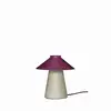 Image de Hubsch Lampe à poser Chipper sable/bordeaux - 961615