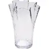 Image de Vase à volants transparent Ruffle - Hübsch