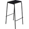Image de Tabouret de bar en bois de frêne et métal noir Stilt - Hübsch