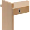 Image de Etagère murale en bois de chêne naturel 34x24x44cm Forma - Hübsch