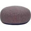 Image de Pouf rond en coton bleu Mochi - Hübsch