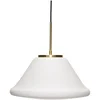Image de Hubsch Lampe à suspension Muse triangulaire blanche - 962008