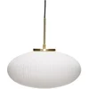 Image de Hubsch Lampe à suspension Ellipse blanche - 962009