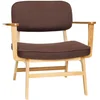 Image de Hubsch Fauteuil Haze marron foncé - 022101