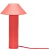 Image de Hubsch Lampe de table tour rouge