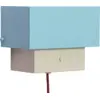 Image de Applique murale en métal bleu et beige Arte - Hübsch