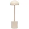 Image de Lampe portable en métal beige Taten - Hübsch