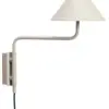 Image de Applique murale en métal beige Cover - Hübsch
