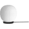 Image de Lampe de table en verre opal blanc et base noir 20cm Lantern - New Works