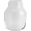 Image de Vase en verre soufflé transparent 15 cm Silent - Muuto