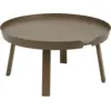 Image de Table basse marron foncé 72 cm Around - Muuto