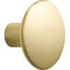 Image de Patère ronde en laiton doré 3,9 cm The Dots - Muuto