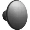 Image de Patère ronde en aluminium noir 5 cm The Dots - Muuto