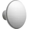 Image de Patère ronde en aluminium gris 2,7 cm Dots - Muuto