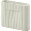 Image de Vase en faïence blanc 16,5 cm Ridge - Muuto