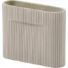 Image de Vase en faïence beige 16,5 cm Ridge - Muuto