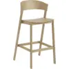 Image de Tabouret de bar naturel Cover 106 cm - Muuto
