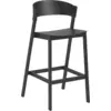 Image de Tabouret de bar noir Cover 106 cm - Muuto