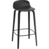 Image de Chaise de bar 75 cm noir Visu - Muuto