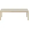 Image de Table basse en chêne gris 120 x 43 cm Workshop - Muuto