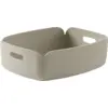 Image de Petit panier de rangement recyclé rectangulaire sable Restore - Muuto