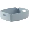 Image de Petit panier de rangement recyclé rectangulaire bleu Restore - Muuto
