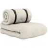 Image de Fauteuil convertible en lit de jour en coton et lin 95x70x60cm Buckle-up - Karup Design