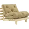 Image de Fauteuil convertible beige blé Roots 90 - Karup Design