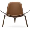 Image de Fauteuil en noyer huilé et assise thor 307 74cm CH07 - Carl Hansen & Søn