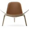 Image de Fauteuil en chêne blanc huilé et assise thor 307 74cm CH07 - Carl Hansen & Søn