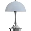 Image de Louis Poulsen Lampe de table portable Panthella 160 chrome opale bleu gris - 5744171449