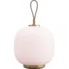 Image de Louis Poulsen Lampe portative radio VL 45, laiton/verre rose pâle brillant - 5744171724