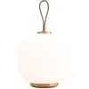 Image de Lampe portable en laiton et verre soufflé rose pâle brillant VL 45 RADIOHUS - Louis Poulsen