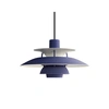 Image de Louis Poulsen PH 5 mini suspension monochrome indigo poussiéreux - 5741115026
