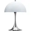 Image de Louis Poulsen Lampe de table portable Panthella 250 chrome opale bleu gris - 5744172956