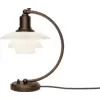 Image de Louis Poulsen Lampe de table PH 2/2 Luna en laiton vieilli opalin - 5744172150