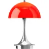 Image de Louis Poulsen Lampe de table portable Panthella 160 rouge opale d'origine