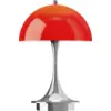 Image de Lampe portable rouge et chrome Panthella 160 Portable V3 - Louis Poulsen