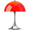 Image de Louis Poulsen Lampe de table portable Panthella 250 rouge opale d'origine