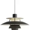 Image de Suspension en aluminium noir PH5 - Louis Poulsen