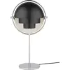 Image de Lampe à poser chrome et métal noir semi-mat Multi-Lite - Gubi