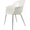 Image de Chaise blanche noir chromée Bat - Gubi